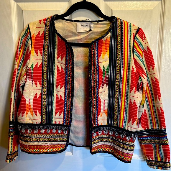 Gorgeous embroidered cropped jacket BNWT - Picture 1 of 4